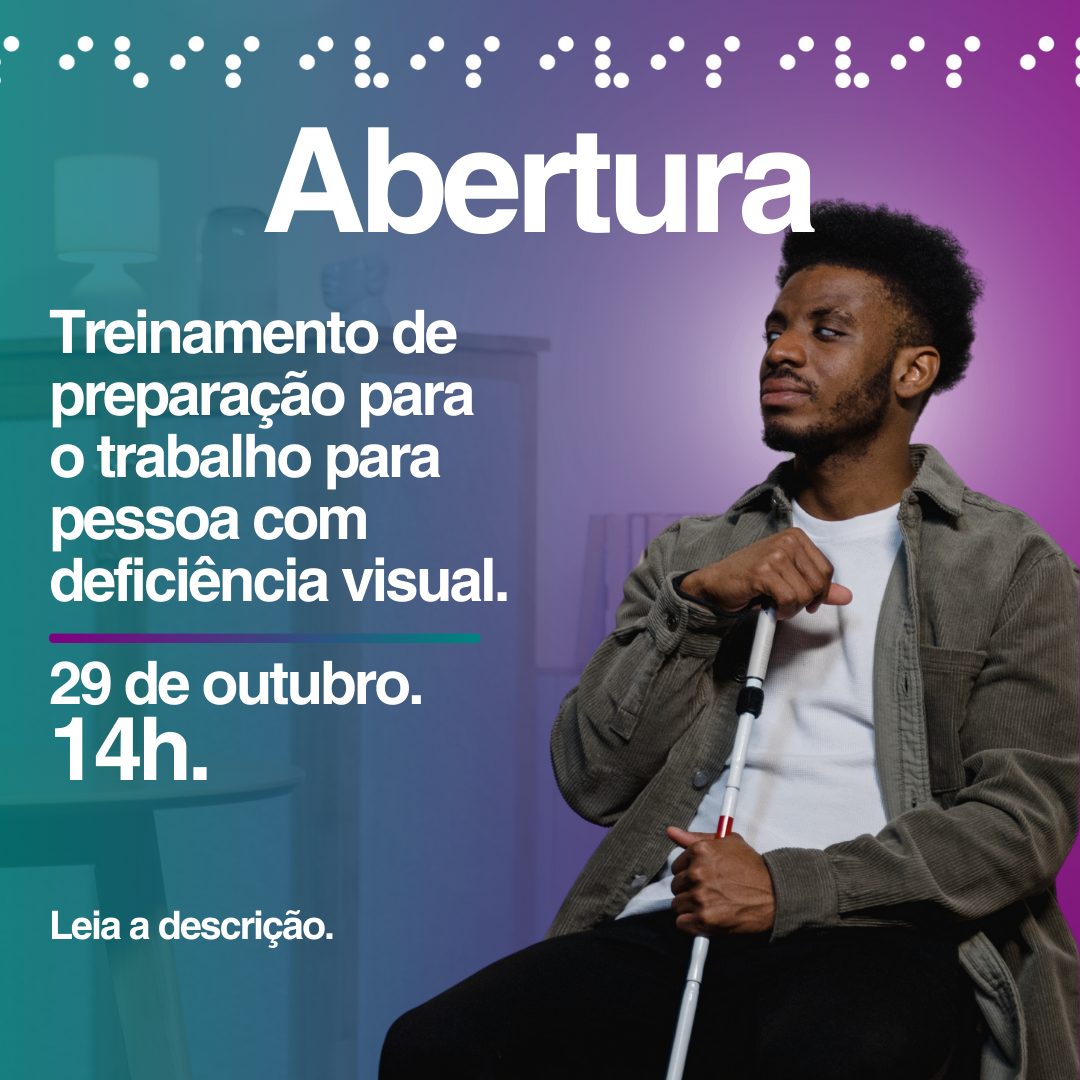 Participantes do primeiro treinamento de preparação para o trabalho da pessoa com deficiência, promovido pelo IVIS